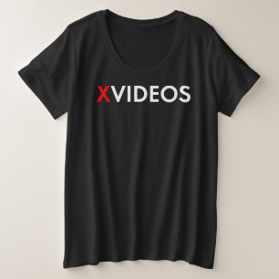 X-video's T Shirt zwart