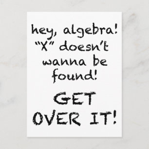 X wil niet worden gevonden briefkaart