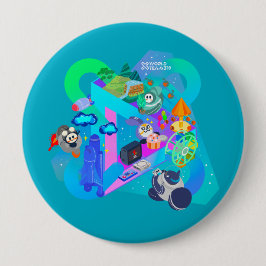 X World Team 319-20250303-knop Ronde Button 4,0 Cm