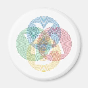 XABY-gekleurd Magneet