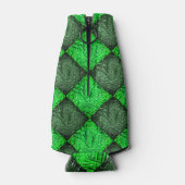 Xadrez verde falsa grama ou folhas de coqueiro. flesjeskoeler (Achterkant)