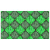 Xadrez verde falsa grama ou folhas de coqueiro. tafelkleed (Voorkant (Horizontaal))