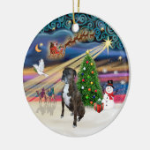 Xams Magic - Boxer (brindle 2) Keramisch Ornament (Links)