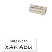 "Xanadu" Rubberen stempel (Gestempeld)