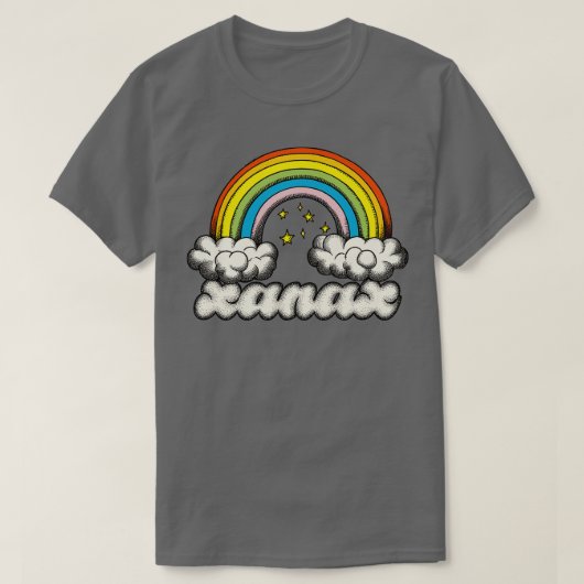 Xanax Rainbow T-shirt (Design voorkant)