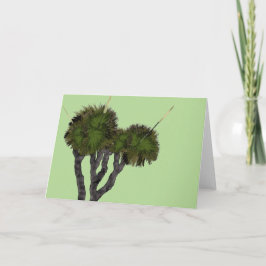 Xanthorrhoea op groen kaart