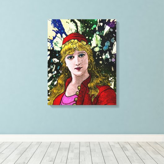 Xanthyra van Michael Moffa Canvas Afdruk (Insitu (Houten vloer))
