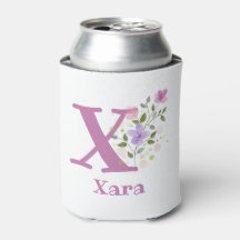 Xara naam met een bloemontwerp