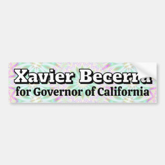 Xavier Becerra als gouverneur van Californië Bumpersticker