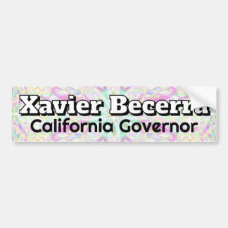 Xavier Becerra gouverneur van Californië Bumpersticker