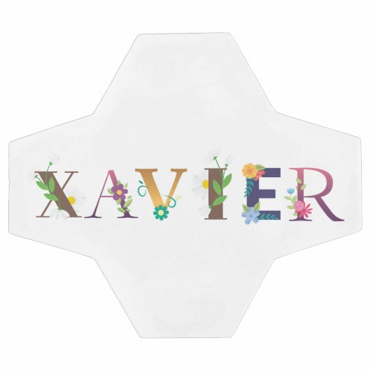 XAVIER Prénom Élégant Brodé (Plat)