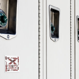 XC Cross Country Runner Magnet Magneet