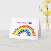 XC- Gelukkig, Moederdag, Dag! regenboog-Kaart Kaart (Gele Bloem)