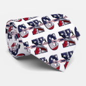 XC KROSS LAND PATRIOTIC USA FLAG STROPDAS (Opgerold)