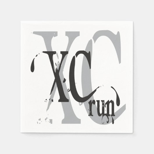XC Land dat over land loopt Servet (Voorkant)