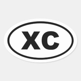 XC Land Ovale Sticker