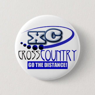 XC MOTTO - Ga de Afstand - KRUISLAND Ronde Button 5,7 Cm