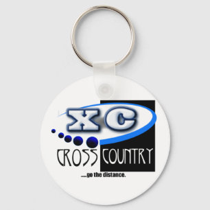 XC MOTTO - Ga de Afstand - KRUISLAND Sleutelhanger