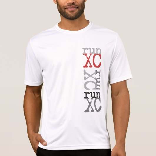 XC run - land overschrijdend T-shirt (Voorkant)