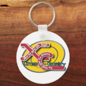 XC TOUGH MOTTO - KRUISLAND SLEUTELHANGER (Voorkant)