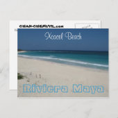 Xcacel Beach Briefkaart (Voorkant / Achterkant)