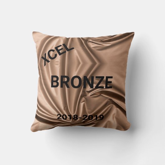 Xcel Brons  Gymnastiek Sierkussen (Achterkant)