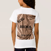 Xcel Bronze Girls Gymnastics Custom T-Shirt (Achterkant)