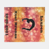 Xcel Bronze Girls Gymnastique Couverture personnal (Devant (Horizontal))