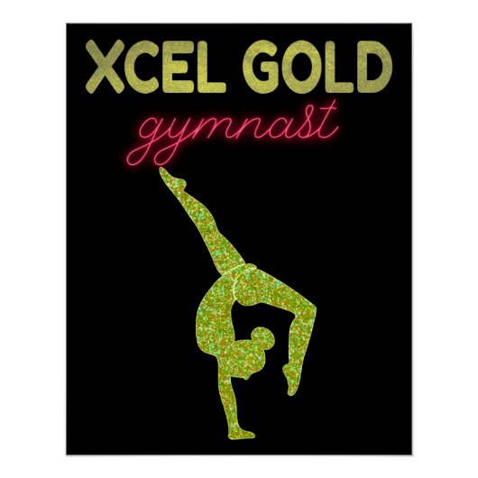 Xcel Gold Gymnastics Perfect Poster (Voorkant)