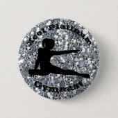 Xcel Platinum Gymnast - Meisjes Gymnastiek Button (Voorkant)