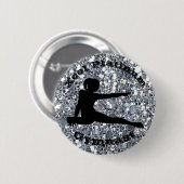 Xcel Platinum Gymnast - Meisjes Gymnastiek Button (Voorkant /achterkant)