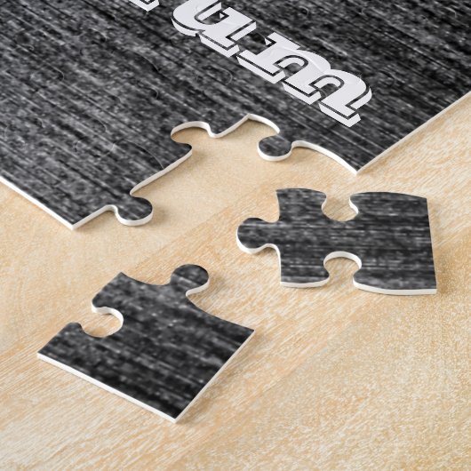 Xcel Platinum Gymnastics Custom Jigzaag Puzzle Legpuzzel (Zijkant)