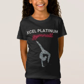 Xcel Platinum Gymnastiek T-shirt (Voorkant)