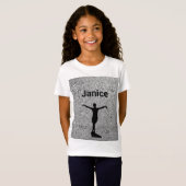 Xcel Silver Girls Gymnastique T-shirt personnalisé (Devant entier)