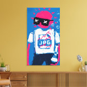 XCOPY Summer JPG WAGMI Pop Art Meerdere formaten Canvas Afdruk (Insitu (Woonkamer))