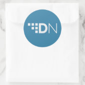 XDN DigitalNote Logo Ronde Sticker (Tas)