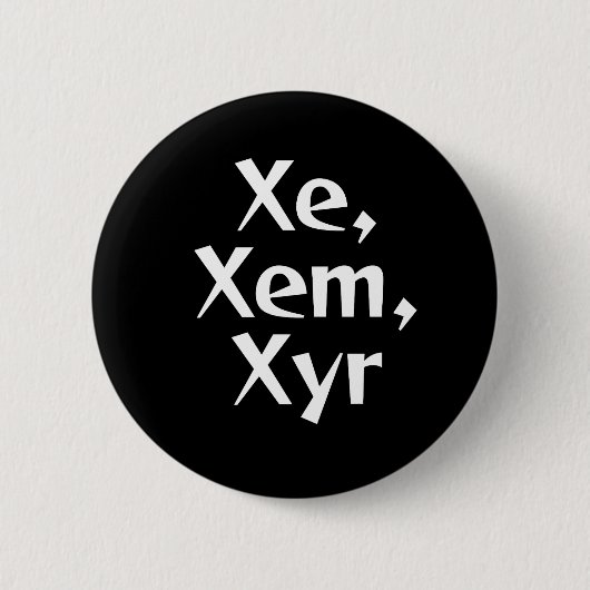 Xe/Xem Pronoun Button (Voorkant)