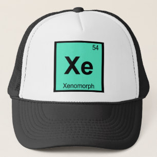 Xe - Xenomorph Chemie Periodiek Systeem Symbool Trucker Pet