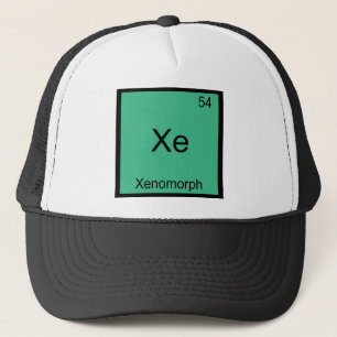 Xe - Xenomorph Grappig Chemie Element Symbool T-sh Trucker Pet
