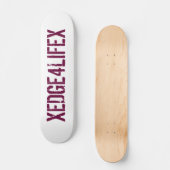 XEDGE4LIFEX-skateboard Skateboard (Voorkant)