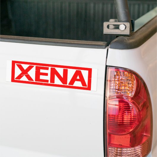 Xena Stamp Bumpersticker (Op Truck)