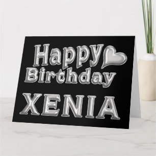 Xenia Gelukkige Verjaardag Geburtstag Karte Aufste Kaart