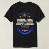 Xennial Color Option T-shirt (Design voorkant)