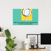 xeno pg 5041 copy, After that wash machine e.. Poster (Thuiskantoor)