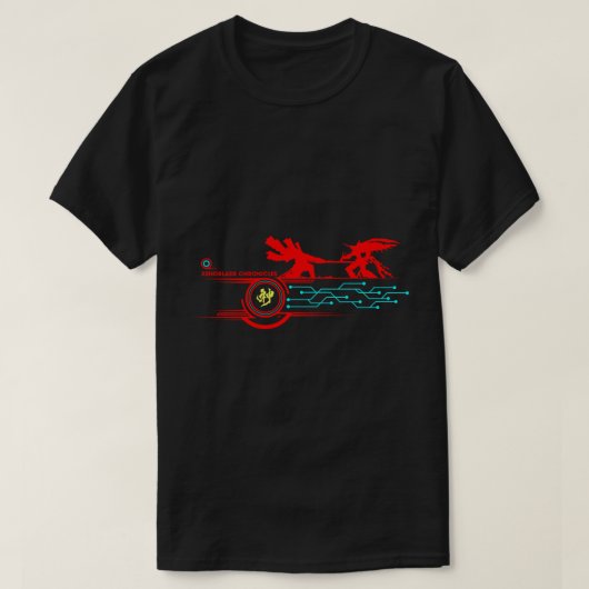 Xenoblade Chronicles Bionis amp Mechonis T-shirt (Design voorkant)