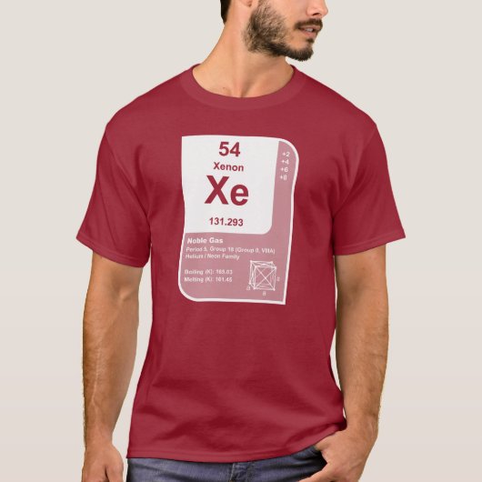 xenon (Xe) T-shirt (Voorkant)