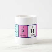 Xenophon, tasse de nom de table périodique (Centre)