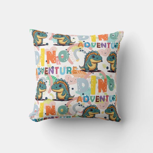 Xenotarsosaurus dinosaurus Avontuur Kussen (Voorkant)