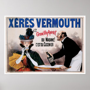 Xeres Vermouth  Wine Drink en Art Poster