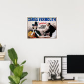 Xeres Vermouth  Wine Drink en Art Poster (Thuiskantoor)
